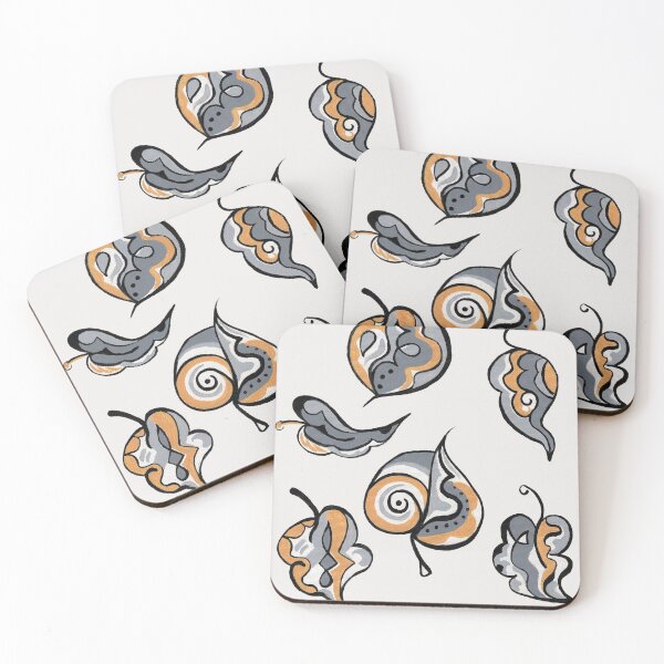 Item preview, Leaves Grouping Acrylic Painting designed and sold by Sharon Schwalbe.