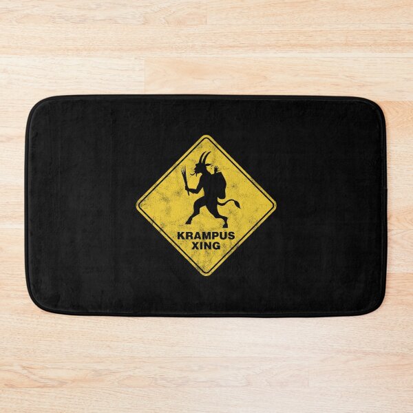 Item preview, Christmas Krampus Xing Traffic Sign designed and sold by twHistory.
