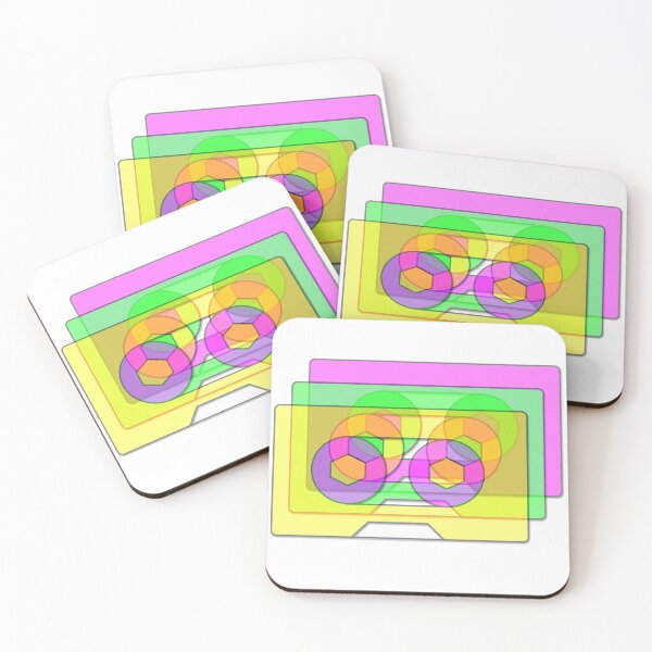 Item preview, Neon cassette designed and sold by JoanNinjaHen.
