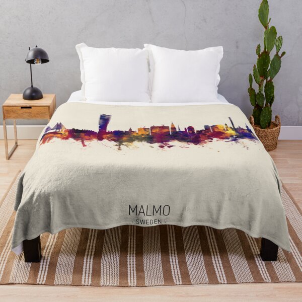 Item preview, Malmo Sweden Skyline designed and sold by ArtPrints.