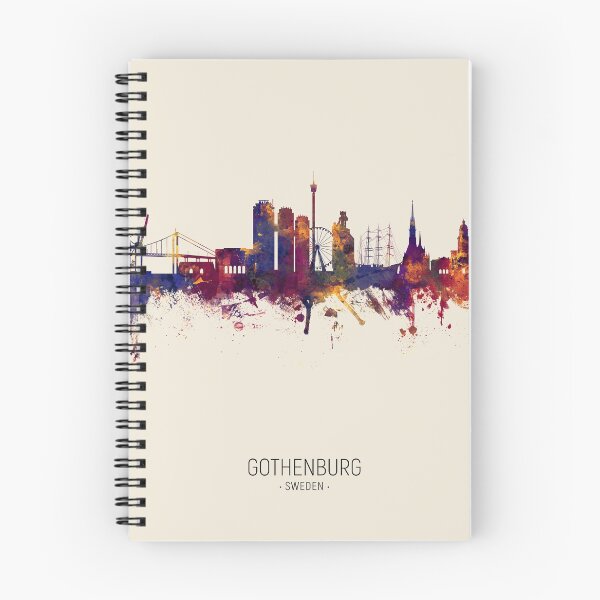 Item preview, Gothenburg Sweden Skyline designed and sold by ArtPrints.