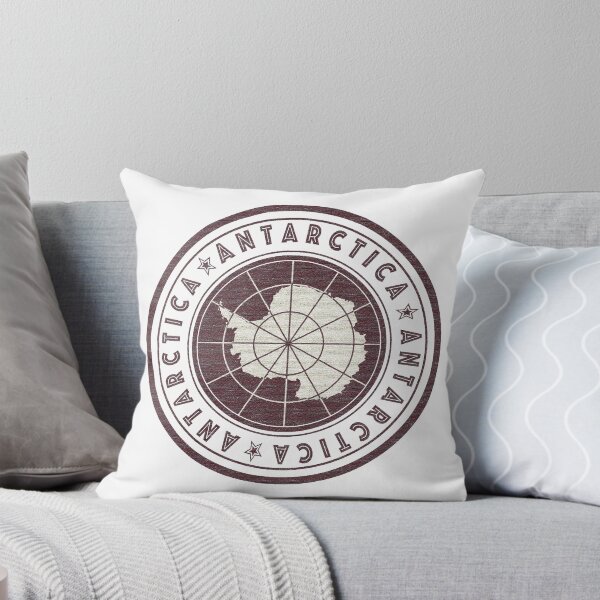 Item preview, Round Antarctica flag design - Vintage designed and sold by redbraids.