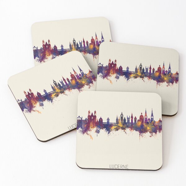 Item preview, Lucerne Switzerland Luzern Skyline designed and sold by ArtPrints.