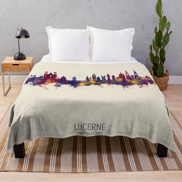 Item preview, Lucerne Switzerland Luzern Skyline designed and sold by ArtPrints.