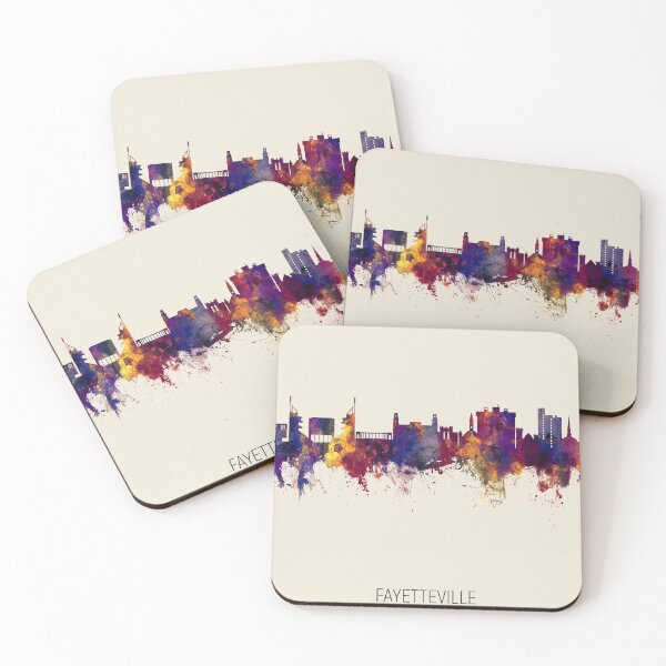 Item preview, Fayetteville Arkansas Skyline designed and sold by ArtPrints.