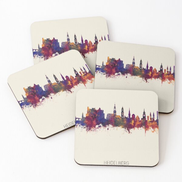 Item preview, Heidelberg Germany Skyline designed and sold by ArtPrints.