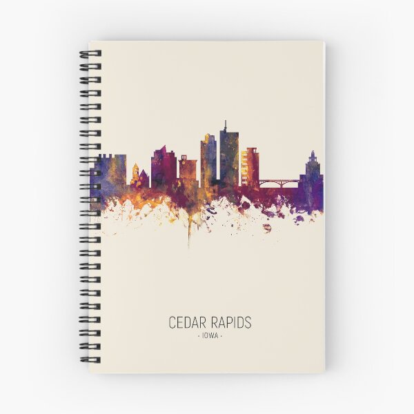 Item preview, Cedar Rapids Iowa Skyline designed and sold by ArtPrints.