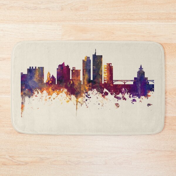Item preview, Cedar Rapids Iowa Skyline designed and sold by ArtPrints.