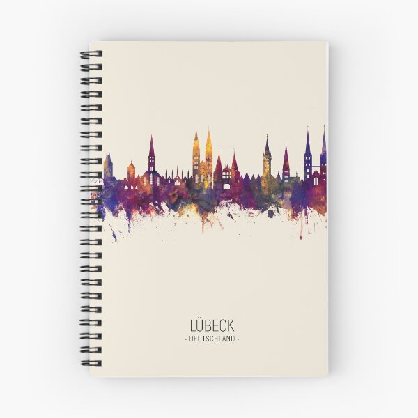 Item preview, Lübeck Germany Skyline designed and sold by ArtPrints.