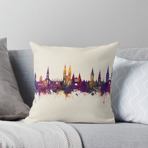 Item preview, Lübeck Germany Skyline designed and sold by ArtPrints.