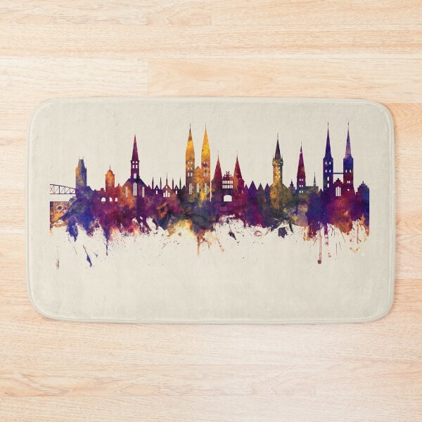 Item preview, Lübeck Germany Skyline designed and sold by ArtPrints.