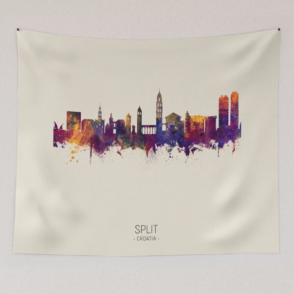 Item preview, Split Croatia Skyline designed and sold by ArtPrints.