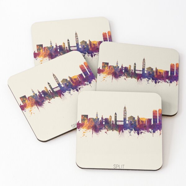 Item preview, Split Croatia Skyline designed and sold by ArtPrints.