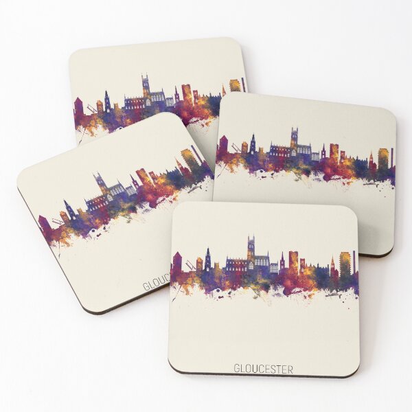 Item preview, Gloucester England Skyline designed and sold by ArtPrints.