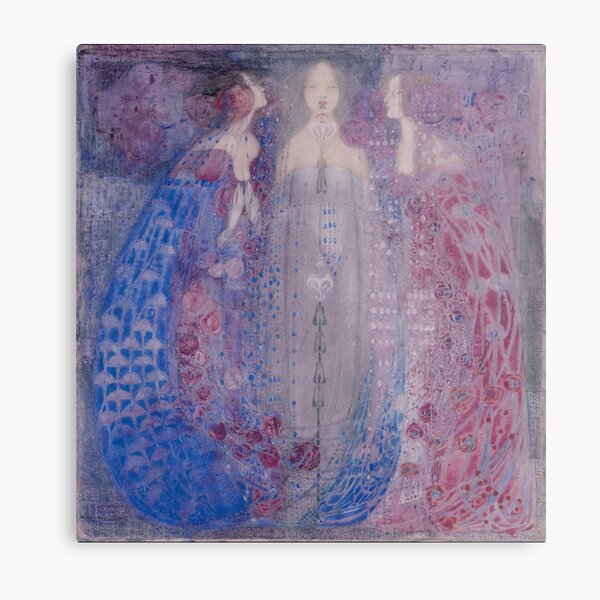 Margaret Macdonald. The Three Perfumes. 1912. Glasgow Style. Glasgow School. Metal Print