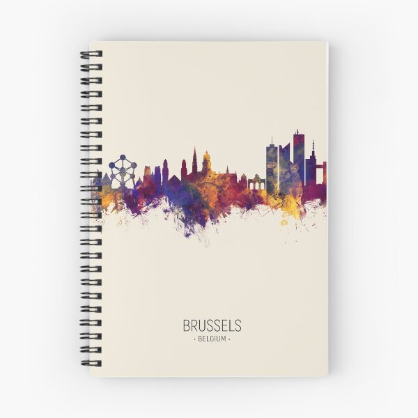 Item preview, Brussels Belgium Skyline designed and sold by ArtPrints.
