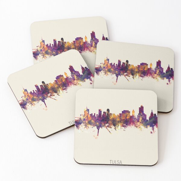 Item preview, Tulsa Oklahoma Skyline designed and sold by ArtPrints.