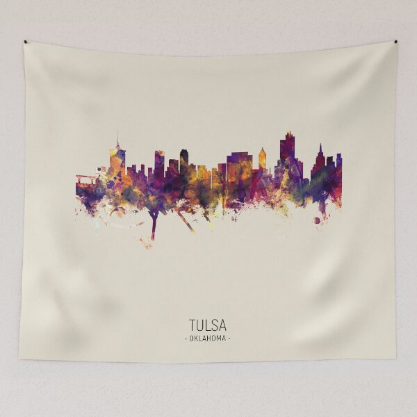 Item preview, Tulsa Oklahoma Skyline designed and sold by ArtPrints.