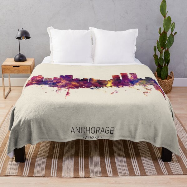Item preview, Anchorage Alaska Skyline designed and sold by ArtPrints.