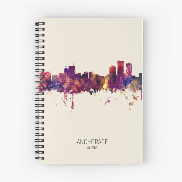 Item preview, Anchorage Alaska Skyline designed and sold by ArtPrints.