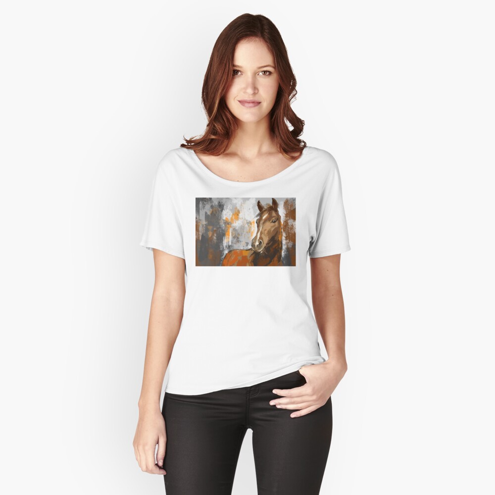 Aperçu de l'œuvre T-shirt coupe relax créée et vendue par jolart.