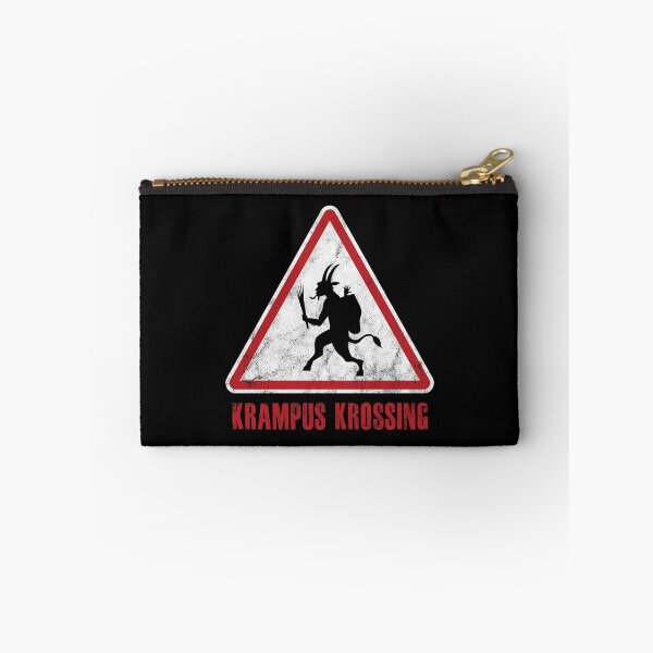 Item preview, Christmas Krampus Krossing Traffic Sign designed and sold by twHistory.