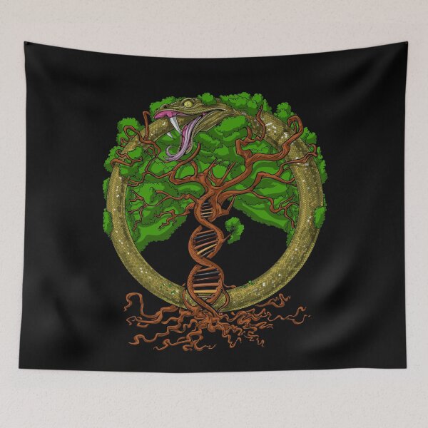 Item preview, Ouroboros DNA Tree Of Life designed and sold by underheaven.