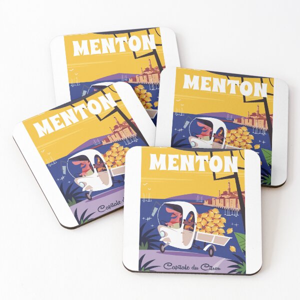 Item preview, Menton poster designed and sold by GAGodel.