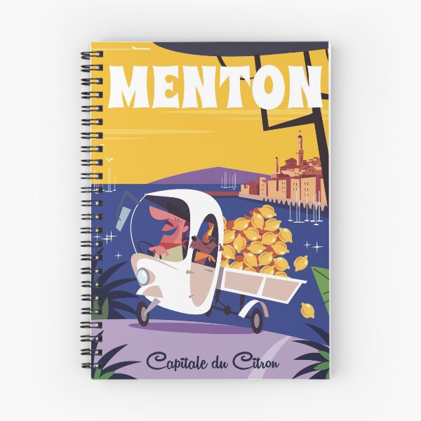 Item preview, Menton poster designed and sold by GAGodel.