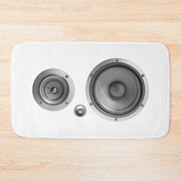 Item preview, Subwoofer Speaker on white pattern designed and sold by polymolystudio.
