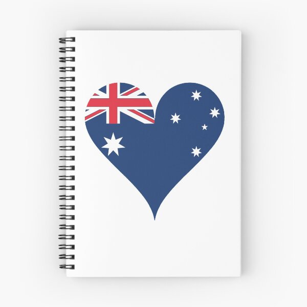 Item preview, Australia Flag Heart designed and sold by Vanover Designs.