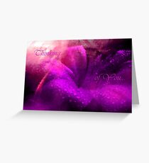 Thinking of You... Card. Greeting Card