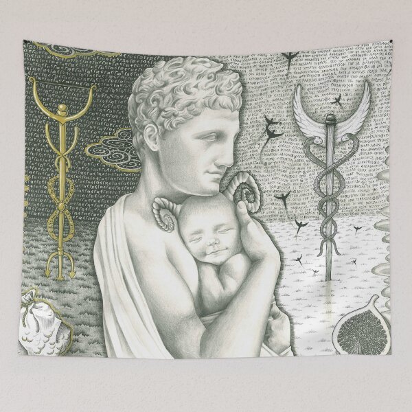 Item preview, Hermes... through the myth of Pan designed and sold by Myfrawings.