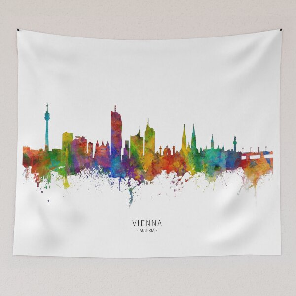 Item preview, Vienna Austria Skyline designed and sold by ArtPrints.