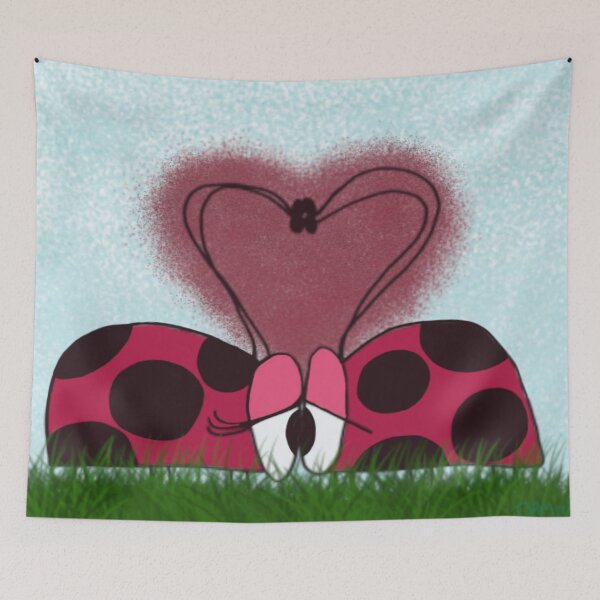 Item preview, First Encounter Ladybug Illustration designed and sold by OneArtsyMomma.