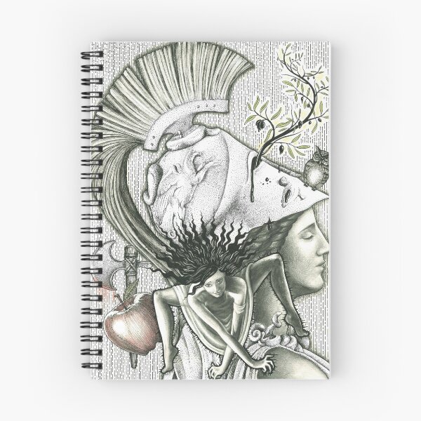 Item preview, Athena... through the myth of Arachne designed and sold by Myfrawings.