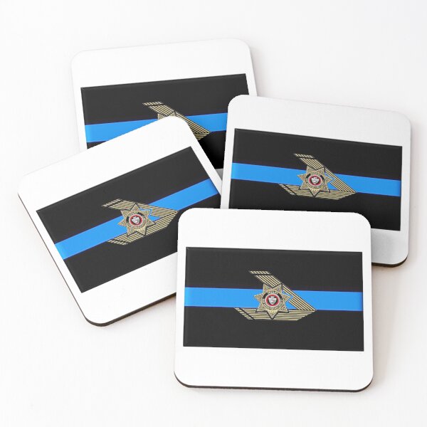 Artikelvorschau, San Bernardino Sheriff Blue Line entworfen und verkauft von Lawrence Baird.