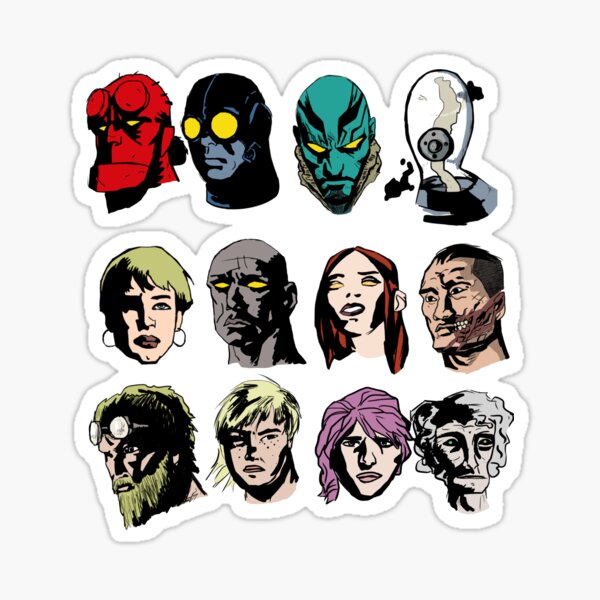 BPRD Team Sticker