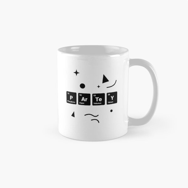 Item preview, Party! Periodic Table Elements Phosphorus Argon Tellurium Yttrium (Inverted) designed and sold by science-gifts.