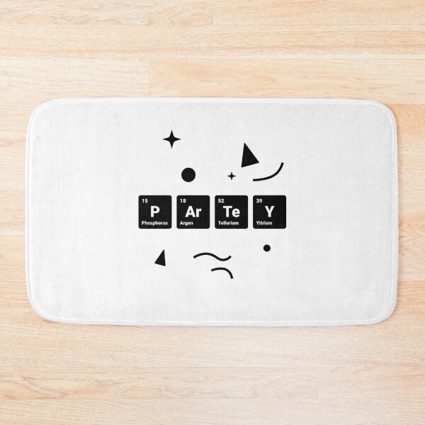 Item preview, Party! Periodic Table Elements Phosphorus Argon Tellurium Yttrium (Inverted) designed and sold by science-gifts.