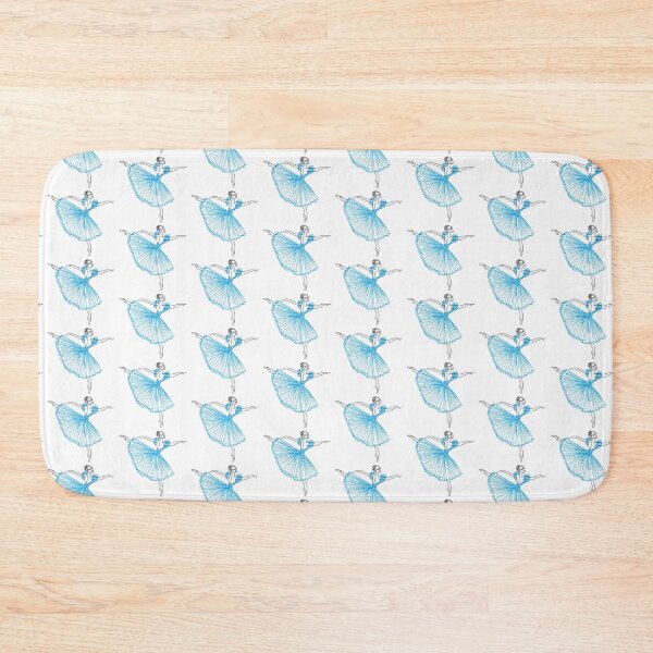 Item preview, Cute blue sticker of ballerina // Ballet dance // Ballerina // Dress designed and sold by Katya Tinmey.