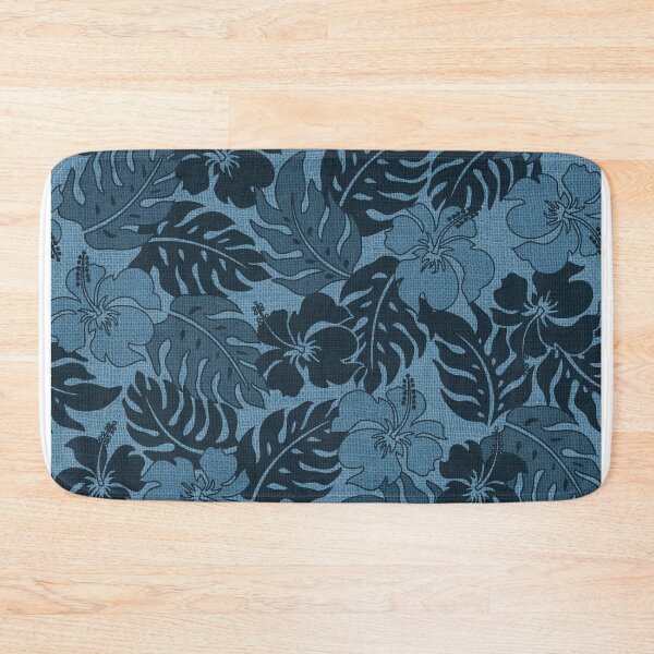 Item preview, Huakini Bay Hawaiian Hibiscus Vintage Floral - Denim Blues designed and sold by DriveIndustries.