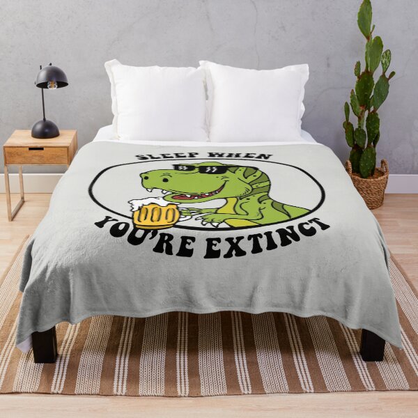 Item preview, Sleep When You're Extinct designed and sold by Yipptee Shirts.