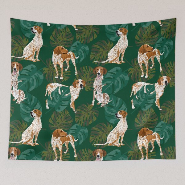 Item preview, Tropical Redtick Coonhounds designed and sold by ArtofACoonhound.