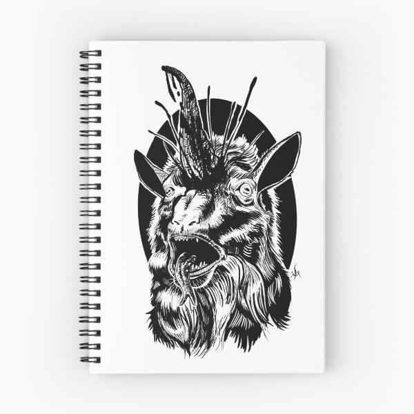 Item preview, Satanic goat inked style designed and sold by HogashArtShop.
