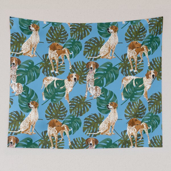 Item preview, Tropical Redtick Coonhound  designed and sold by ArtofACoonhound.