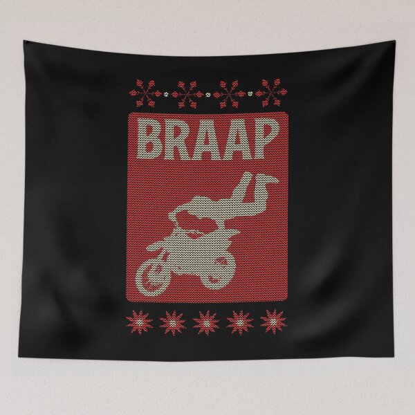 Item preview, Ugly Sweater Biker I For lovers of two-wheelers designed and sold by ChrisFeil.