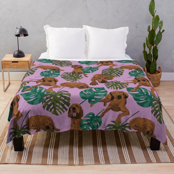 Item preview, Tropical Redbone Coonhound designed and sold by ArtofACoonhound.