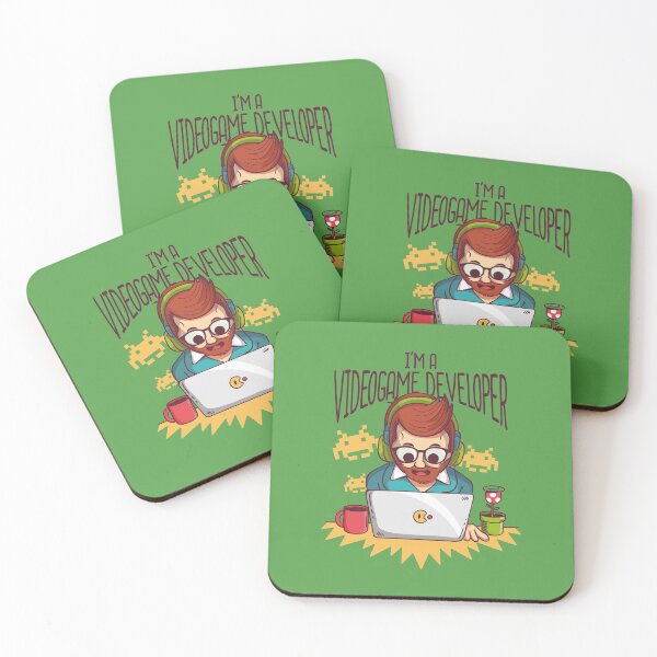 Item preview, I'm A Videogame Developer designed and sold by Blacklasch.