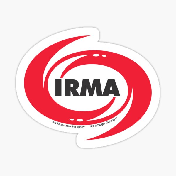 Irma Hurricane Sticker- Weatherproof! Sticker